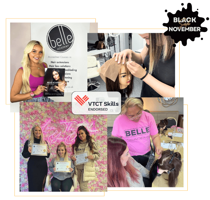 Belle Hair-Extensions Black November Sale
