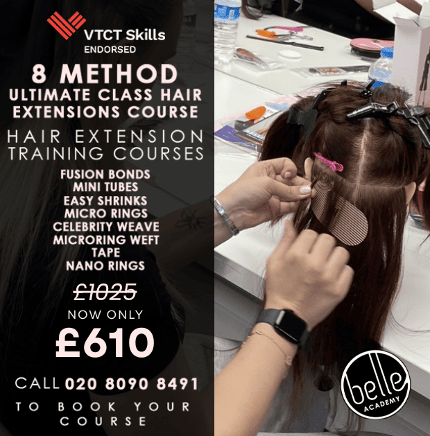 C4 - 8 Method Ultimate Class Hair Extensions Course